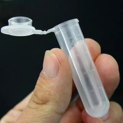 Πλαστικό διαφανές δοκιμαστικό σωλήνα Με καπάκι 5 ml
